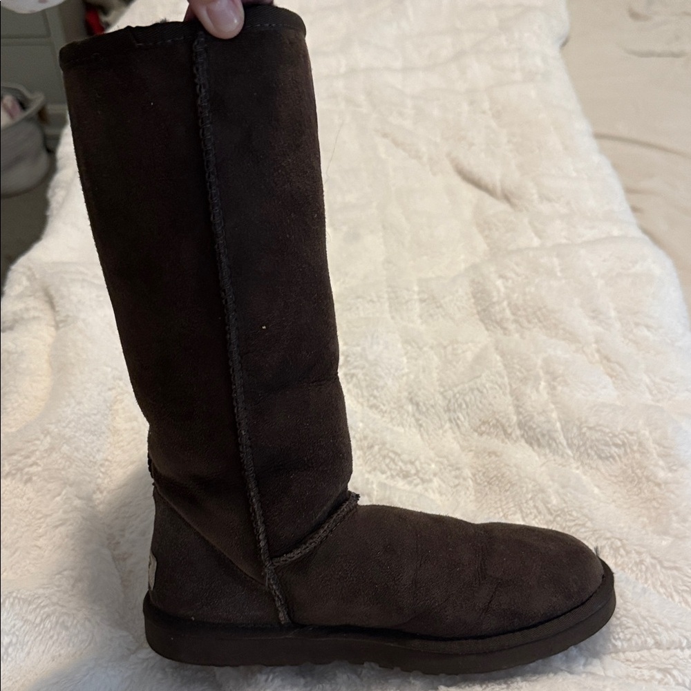 UGG Dark Brown Suede Boots
